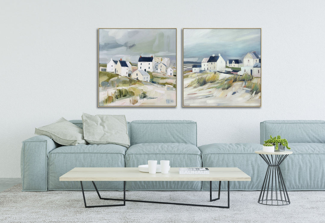 CLIFFSIDE HOMES 1 CANVAS PRINT