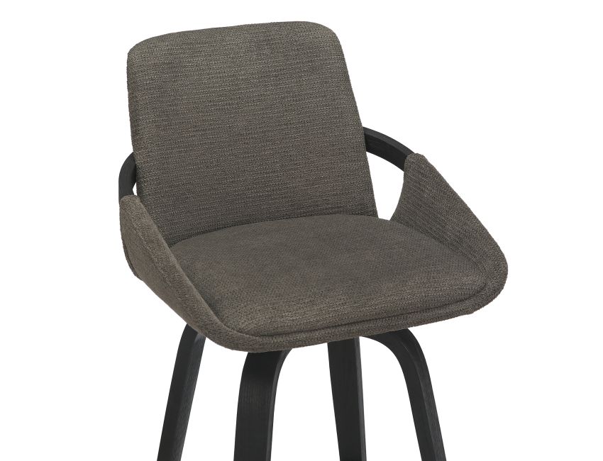 PARKER SWIVEL COUNTER STOOL CHARCOAL