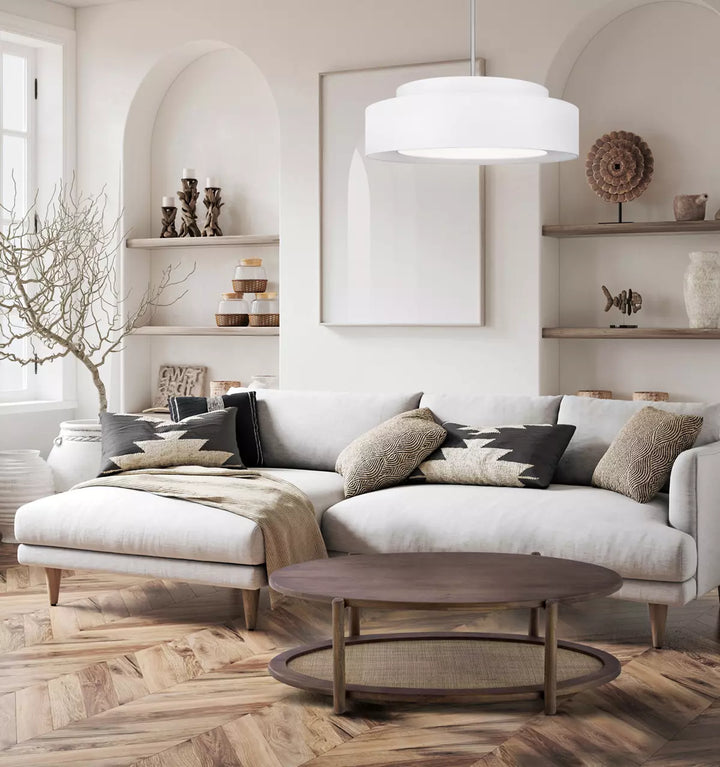 GARAM WALNUT FINISH OVAL COFFEE TABLE