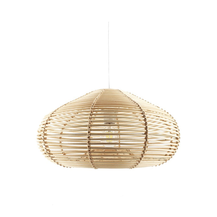SUSPENDED RATTAN BANDUNG LAMP - Kate & Co. Home