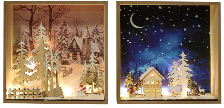 LED WINDOW BOX ASSORTED VILLAGES - Kate & Co. Home