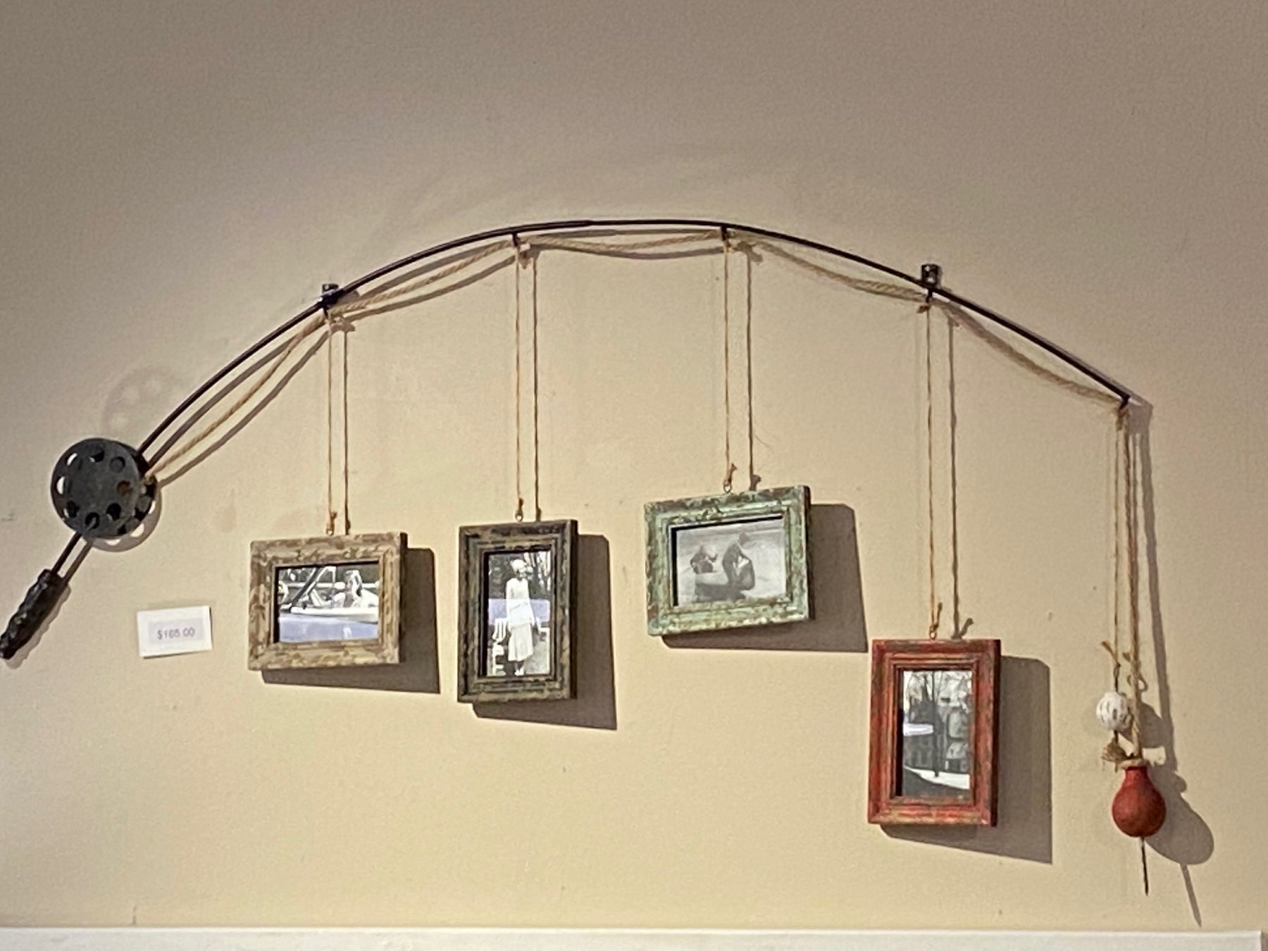Frame, Hanging-Fishing Rod Wall Collage – Heartstrings Home Decor