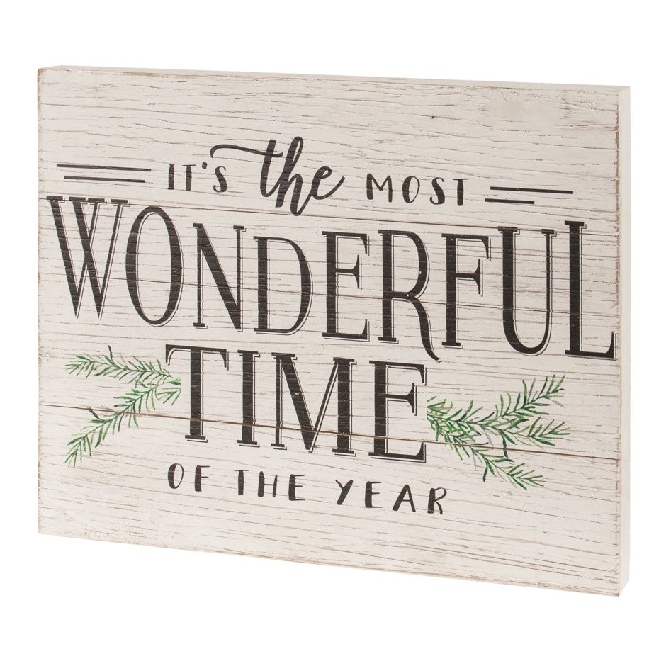 N39486 WALL ART WONDERFUL TIME - Kate & Co. Home