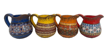 TEC762S ASSTD COLOUR CER JUG - Kate & Co. Home