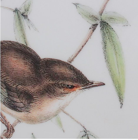 BLUE & BROWN BIRDS PRINT - Kate & Co. Home